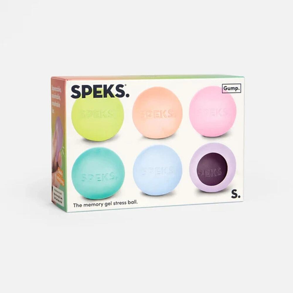 🔥SPEKS Gump Memory Gel Stress Ball 6 PK Mini Fidget Sensory Squeeze Toy BNWT🔥